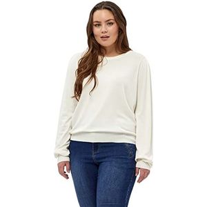 Peppercorn Damen Tana Longsleeve Curved Lange Puffärmel, 235 Cloud Dancer, 56