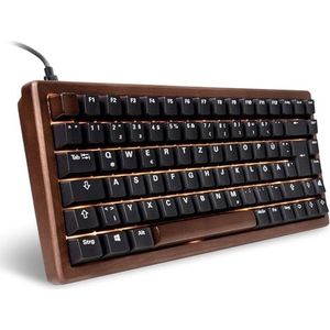 Sharkoon Skiller SGk50 S3 Wood, PBT, RGB Gaming Keyboard, 75% FR-lay-out