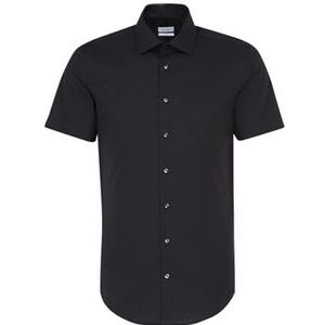Seidensticker Zakelijk overhemd voor heren, zwart (84), 46