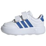 adidas - BREAKNET 3.0 - Gymschoenen - Ftwr Wit/Helder Royal - Uniseks - Klittenband