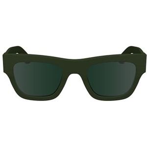 CALVIN KLEIN CK24510S zonnebril voor heren, groen, eenheidsmaat, Groen, One Size