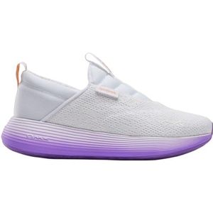 Reebok DMX Comfort Slip on wandelschoenen voor dames, wit digitaal paars grijs 1, 36 EU, wit, digitaal, paars, grijs 1, 36 EU