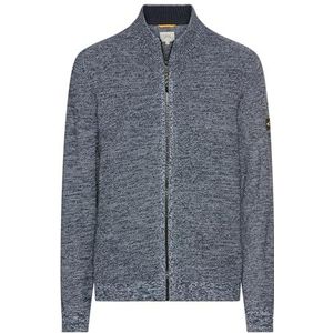 camel active - Gebreide Cardigan - Inktblauw - Zachte Katoenmix