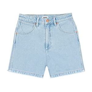 Wrangler Dames Donna Shorts, Blauw, 25, Blauw, 25