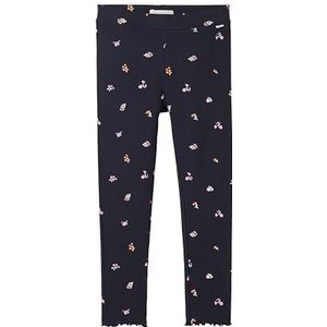 TOM TAILOR Meisjeslegging, 34688 - Blauwe Tiny Flower Print, 92/98 cm