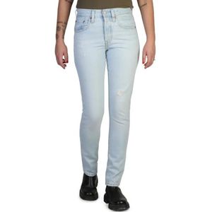 Levi's Women's Light Indigo 501 Skinny Worn 28, Light Indigo, 28W x 28L