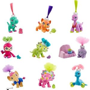 Cave Club Dinosaurus-eieren met pop en accessoires voor jongens en meisjes vanaf 4 jaar (Mattel GNL97)