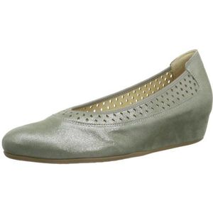 Hassia Nizza, breedte H 7-302165-55000 ballerina's voor dames, groen olijf 5500, 38 EU Weit