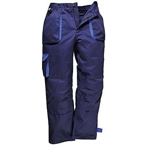 Portwest TX16 Texo Contrast Broek-Gevoerd, Marine, Grootte XXL