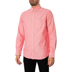 GANT Reg Oxford Shirt voor heren, Sunset Pink, M