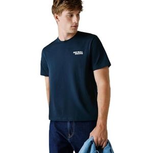 Red Bull Racing X Pepe Jeans Reflect Logo T-shirt, blauw (Dulwich Blue), XXL heren, Blauw (Dulwich Blue), XXL