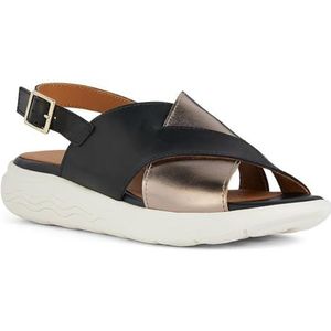 Geox - Spherica EC5 - Sandalen - Zwart - Leer