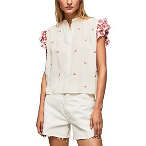 Pepe Jeans Dames Antonine Shirt, Veelkleurig (Multi), XS