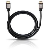 Oehlbach Black Magic, High Speed Ethernet HDMI-kabel, 4k Ultra HD 50/60Hz, 2160p, 21:9 Cinema, HDR, 3D, 18Gbit/s, OFC - 1,70m