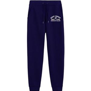 AMERICAN COLLEGE USA Joggingbroek chino's sport warme kleding unisex mannen en vrouwen casual model ACJOGW2 Navy XXL, Blauw, XXL