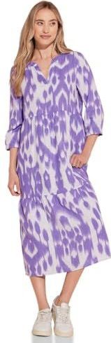 Street One Dames Tuniekjurk met print in Paars, in size: 34