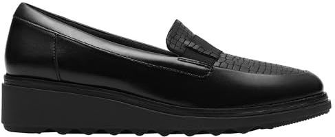 Clarks - Sharon Pace - Leren Schoen - Zwart