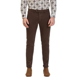Gianni Lupo GL010B-F22 broek, koffie, 48 heren, Koffie.
