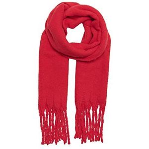 ONLY Vrouwen ONLROSEANNA Life Scarf Acc sjaal, Racing Red, One Size, Racing rood, One Size
