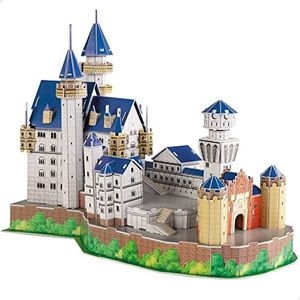 Colorbaby 49658-3D puzzel Neuschwanstein Castle/bouwpakket voor volwassenen en kinderen/incl. 95 stukjes/familieplezier, puzzel, mockuck