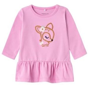 NAME IT Baby Meisjes Nbfkays Ls Tuniek Top, Pastel Lavender, 56 cm