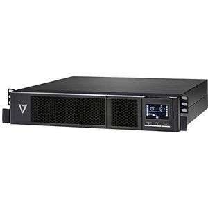 V7 UPS1RM2U1500-1E USV 1500VA Rack Mount 2U (1350W, 8 uitgangen IEC-C13, AVR, LCD-display, EU+UK)
