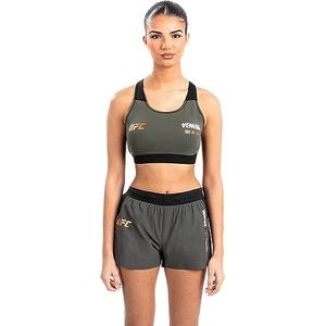 Venum, UFC Adrenaline by Women's Fight Week Performance Shorts voor dames, kaki, S, kaki, S