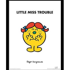 Mr Men & Little Miss Little Miss Trouble Ingelijst 30 x 40cm Print, Multi Kleur