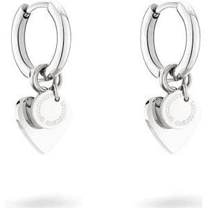 Liebeskind Berlin LJ-1561-E-21 Oorbellen zilver, 1,8 cm, Roestvrij staal, Geen edelsteen