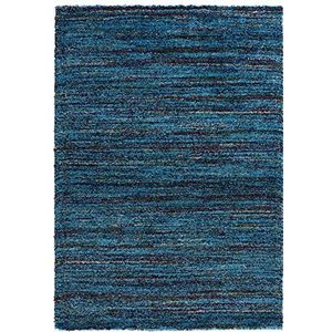 Mint Rugs 102691_120x170 Design Deep-Pile tapijt Chic, kunstvezel, blauw, 170 x 120 x 3 cm