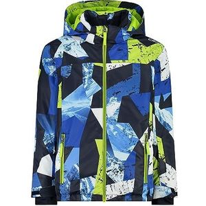 CMP - Ski-jack voor kinderen met afneembare capuchon, koningsblauw/blauw/blauw, 98