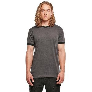 Build your Brand - BYBB022 - T-shirt - Charcoal/Black - 100% Katoen