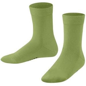 FALKE Uniseks-kind Sokken Family K So katoen eenkleurig 1 paar, Groen Bamboo 7650, 19-22