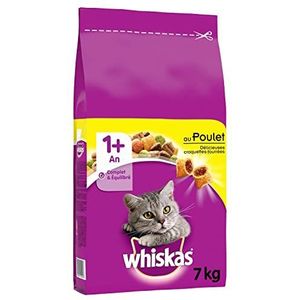 Whiskas 1+ Kattenbrokken - Kip - zak 7kg