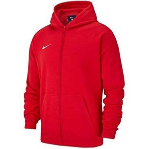 Nike Kinderen Y Hoodie Fz Flc Tm Club19 jas met capuchon, rood (university red/white), L