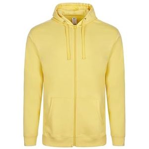 Mukua SF270U Unisex sweatshirt met ritssluiting en capuchon, Summer Yellow, maat 2XL, Zomer Geel, XXL