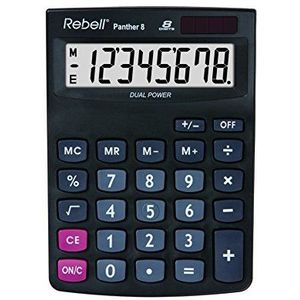 Rebell RE-PANTHER 8 - rekenmachine, zwart