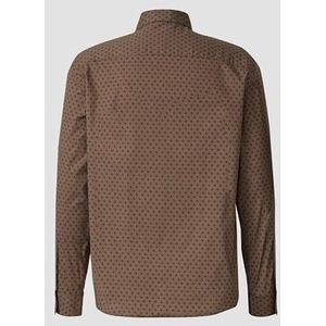 s.Oliver - Hemd - Luchtig - Regular Fit - Met Borstzak