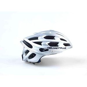 Helmet+ Cronos Fietshelm voor volwassenen, uniseks, grijs, eenheidsmaat