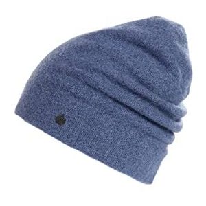 BICKLEY + MITCHELL Heren Cashmere Merino Blend Mens 1204-01-5-34 Beanie Hat, Indigo, One Size