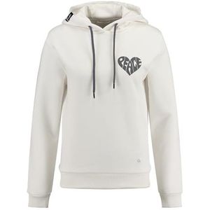 KEYLARGO Dames Peace Hood Hoodie, offwhite (1001), XS