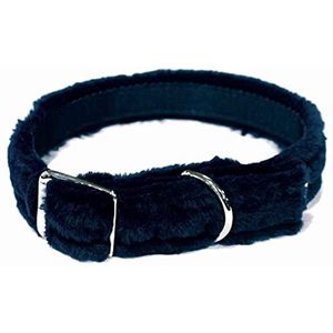 Plushi halsband blauw 1,5 x 35 cm