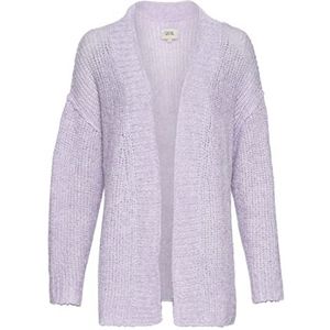 Camel Active Womenswear Gebreid damesjack, lavendel, S