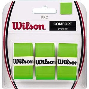 Wilson Unisex-Adult Pro Overgrip, Green, 3 Pack