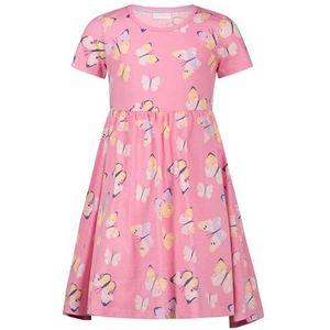 Girls Jersey Dress Butterfly A, Flamingo Rose, 128