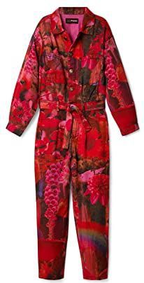 Lange jumpsuit met print van tuin