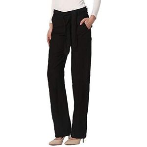 Bonamaison Dames Trlsc100950 Casual Broek, Zwart, 12 UK