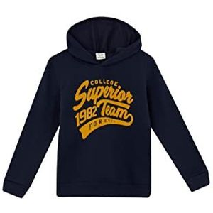 DeFacto Sweatshirt met capuchon voor jongens, Donkerblauw, 10-11 Jaar