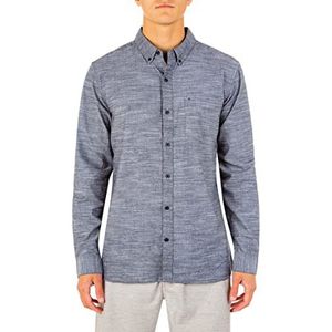 Hurley One & Only Textured Long Sleeve Up Button Down Hemd