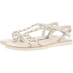 GIOSEPPO WENHAM Platte sandalen, wit, maat 35, Wit, 35 EU